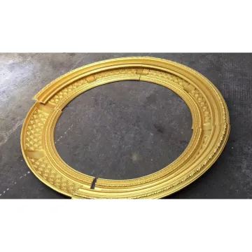 2021 New Design Luxurious Gold Round Shape Cornices Moulding