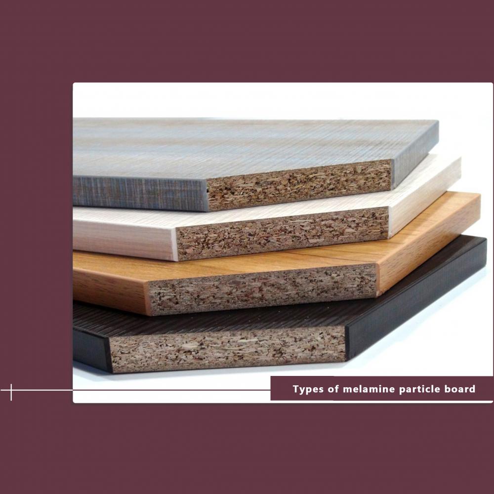 types of melamine particle board 