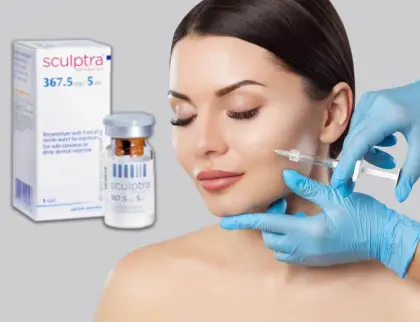 Sculptra collagen regeneration facial body injections