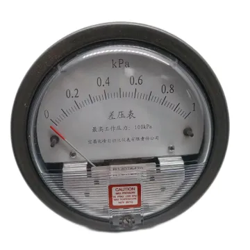 Cast Aluminium Alloy Micro Pressure Gauge Magnehelic Differential Pressure Gauge