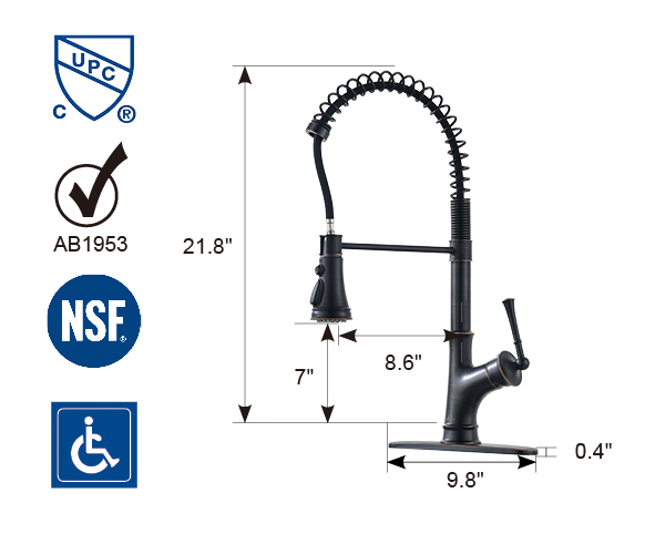 Black Water Faucet