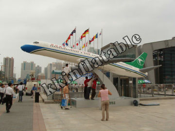 large inflatable airplane model for advertising