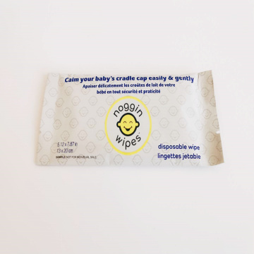 custom Pure exfoliating facial wipes single wet wipe