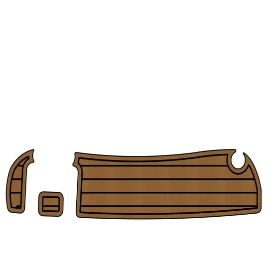2002 Wellcraft Excalibur 26 Swim Platform Boat EVA Faux Foam Teak Deck Floor Pad