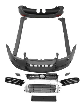 KSEEK Car Accessories: Front & Rear Bumpers, Roof Spoiler for VW Golf 5 Mk5 & R32