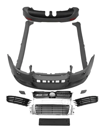 KSEEK Car Accessories: Front & Rear Bumpers, Roof Spoiler for VW Golf 5 Mk5 & R32