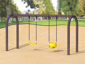 outdoor park backyard swing
