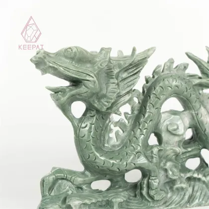 Wholesale Xiuyan Jade Dragon Carvings for Decoration