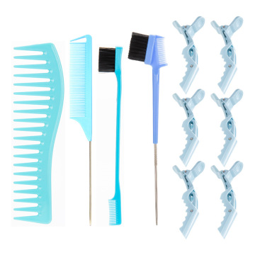 Barber Stylist Detangling Brush and Comb Set