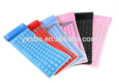 Wireless Bluetooth Keyboard Silicone Soft Keyboard