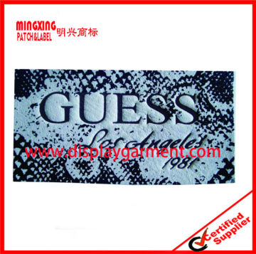 2014 high quality custom leather label
