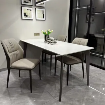 Home dining room long table