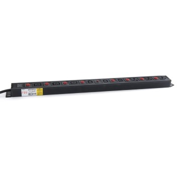 American IP Metered PDU with Surge Protector: Industrial Plug and Socket Power Strip for USA/US