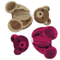 Bordado Teddy Bear Chenille costurado em Patches