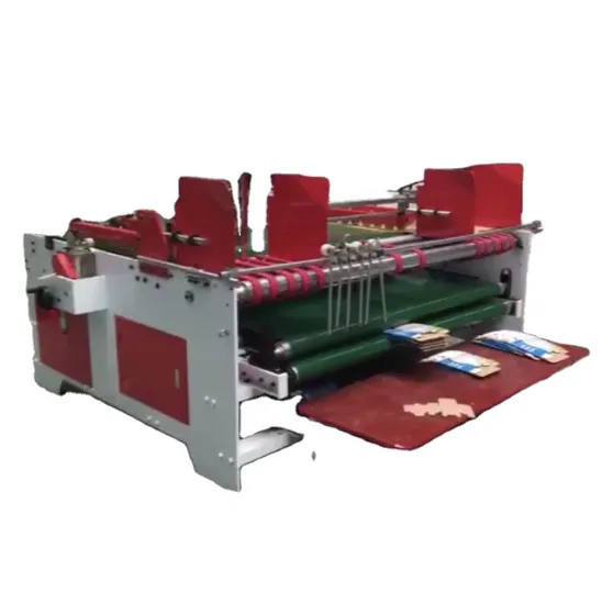 Semi-Auto Gluer Machine with Combined Pressure Model