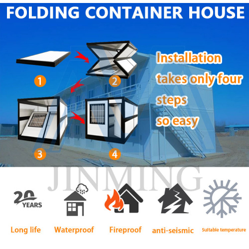 collapsible container homes fold out container house