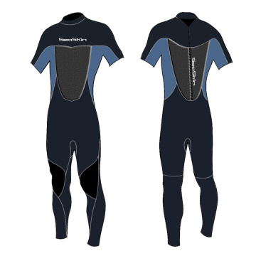 Wetsuit Springsuit Lengan Pendek Seaskin Back Zip Zip