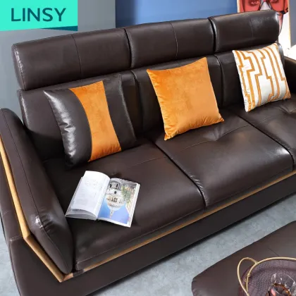 Linsy Upholstered Modern Leather Sofa Bed