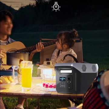 1500W Home Use Emergency Lithium Battery Solar Generator for Outdoor Camping