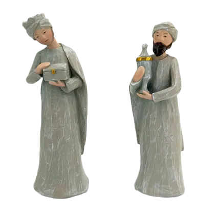 Custom Religious Church Decorations: Nativity Manger Group - Handcrafted Christmas Gifts in Resin with Gift Box