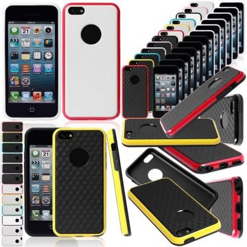 Tpu Hard Iphone 5c Protective Cases With Hole , Full Body Protection Flip Case