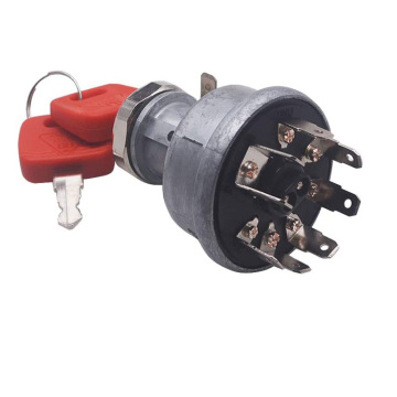Replacement RE61717 Ignition Starter Switch With Key for John Deere 5310/5320/5420/4720/5210/5220 Tractor