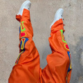 Pantalones de jogger de hombre naranja personalizado