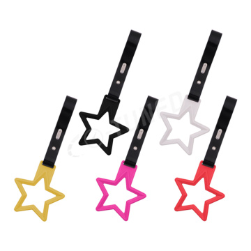 JDM Star Shape Tsurikawas Ring Train Bus Handle Charm PVC Plastic Auto Accessory