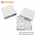 ซ็อกเก็ตใยแก้วนำแสง Abs 2 พอร์ตไฟเบอร์ออปติกไฟเบอร์หน้าจอซ็อกเก็ต