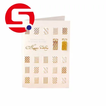 Customized Print 5x7 Foldable Happy Birthday Card