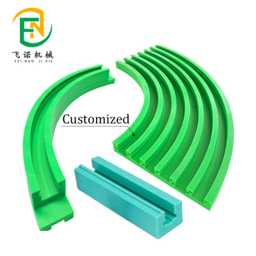 UHMWPE CNC Moulding Sliding Conveyor Chain Guide Plastic Linear Guide Rail