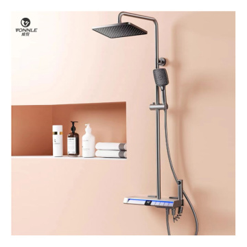 Smart Shower System: High-Quality Digital Display Thermostatic Shower Set for Bathroom