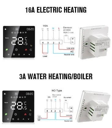 Smart Home Thermostat Panel with APP Control for Underfloor Heating