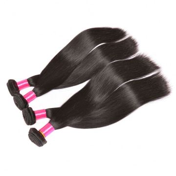 Cheap Soft Straight 100% Human Hair Weave Vuticle Aligned Virgin Brazilian Hair Bundles For Black Women