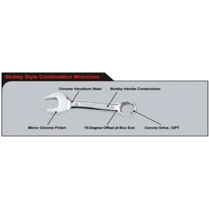 Stubby Style Combination Wrenches
