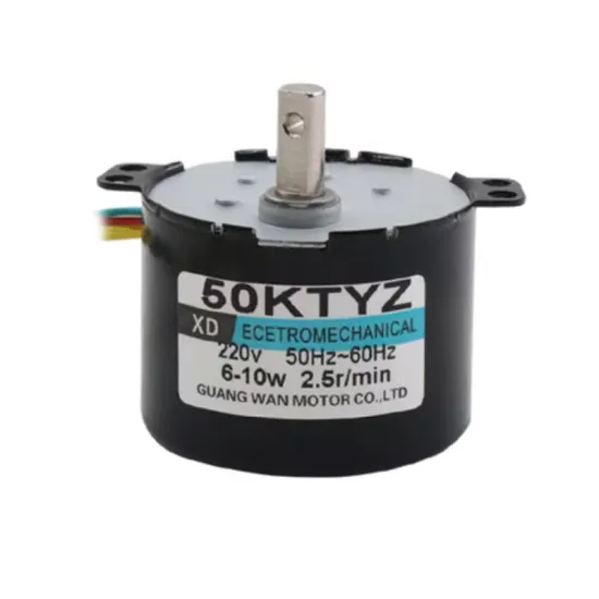 50KTYZ 6W Micro Gear Motor: 220V AC Motor with Variable Speed (CW, CCW)