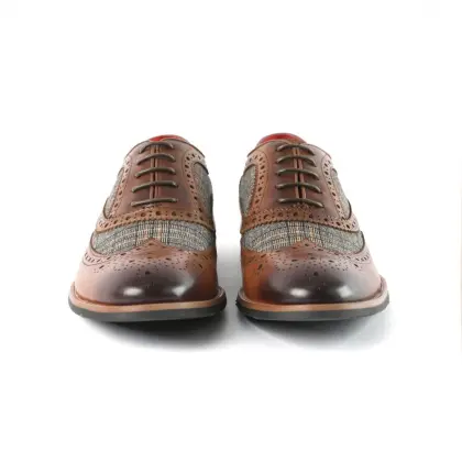 Leisure Plaid Business Shoes