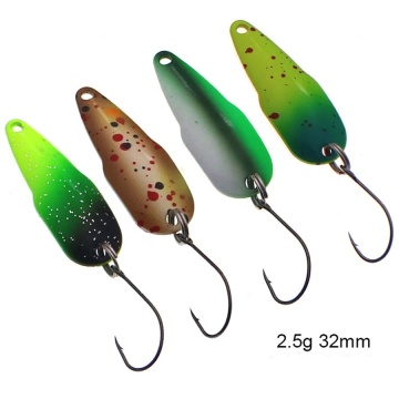 Colorful Trout Lure 3.2cm 2.5g Single Hook Metal Jig Fishing Tackle
