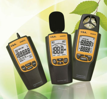 Anemometer 4000 fpmThermometer Speed Velocity Temperature mph m/s VA8022