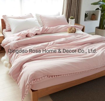 Rose Ruffle Twin Girls Duvet Cover