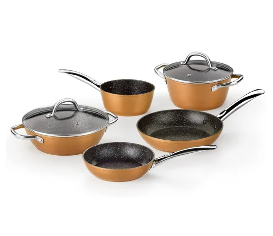 Non-Stick Ceramic Cookware Sets & Aluminum Pots & Pans