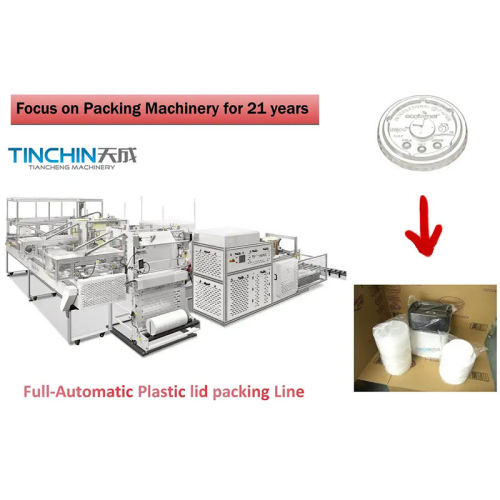 Automatic High Speed Plastic Paper Biodegradable Lid Cover Making Forming Cup Bowl Lid Packing Machine