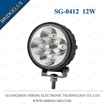 OSRING Best selling Outdoor IP67 car led working light 12W 3.2" 10-30V DC 4pcs*3w high intensity B ridgelux LEDs