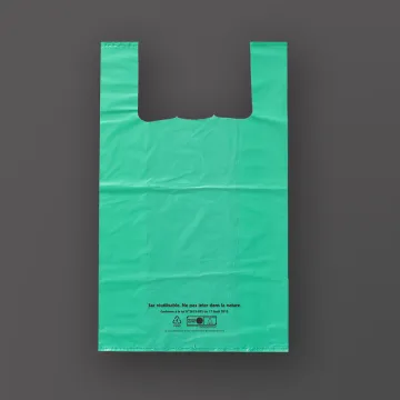 Thank You Camisetas transparentes con estampado de logotipo bolsas de plastico para compras