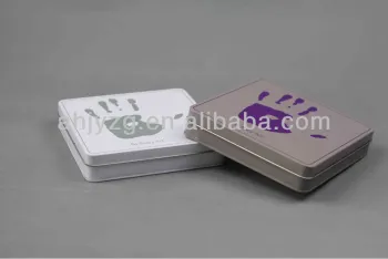 Square promotion hand picture tin box