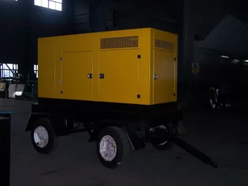 Trailer Mounted Generator , Cummins Engine Mobile Power Generators