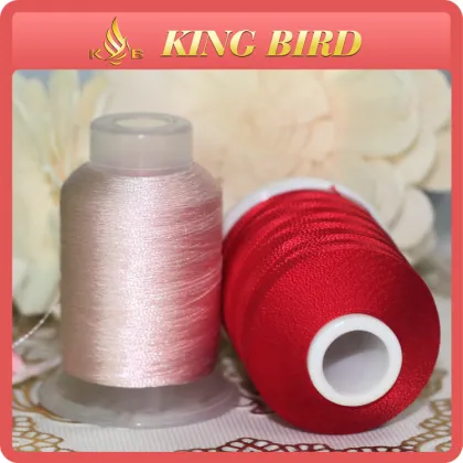High Tenacity Dyed 100% Rayon Embroidery Thread Yarn
