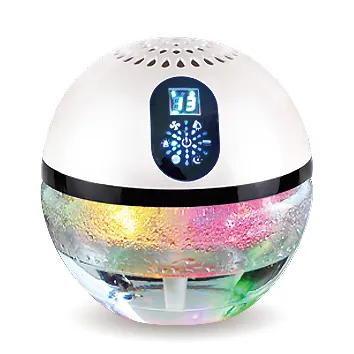 household 7-color led lighting air purifier electric air freshener