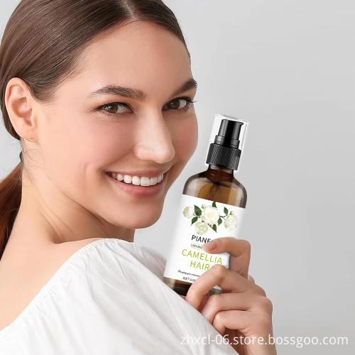 Custom Camellia Hair Essential Oil: Nourishing Treatment & Styling Finish