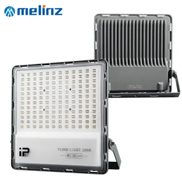 MELINZ Aluminum PC Flood Light Waterproof IP67 Outdoor Stadium LED Floodlight (50W/100W/150W/200W)